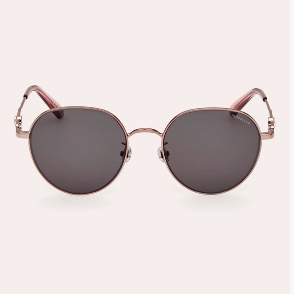 MONCLER PINK/BROWN GRADIENT ROUND SUNGLASSES ML 0236-K - Picture 3 of 7